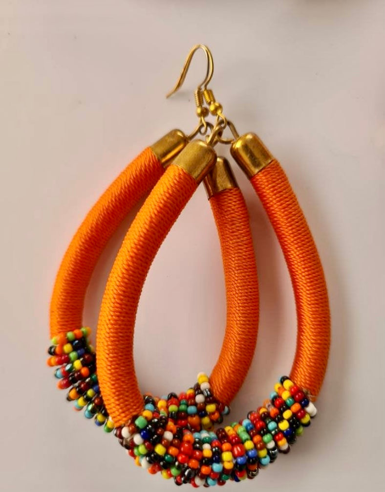 Threaded Drop Earrings
