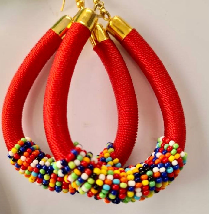Threaded Drop Earrings